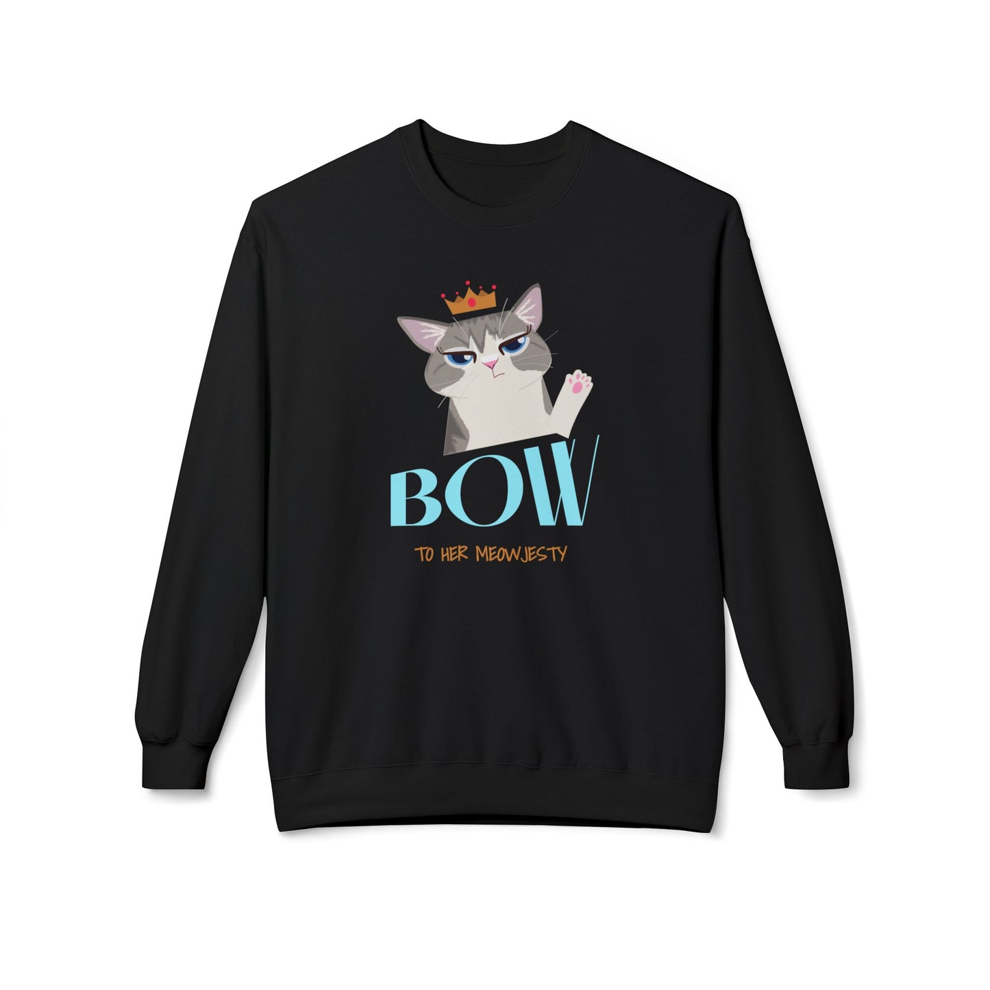 Bow To Her Meowjesty - Unisex Sweatshirt