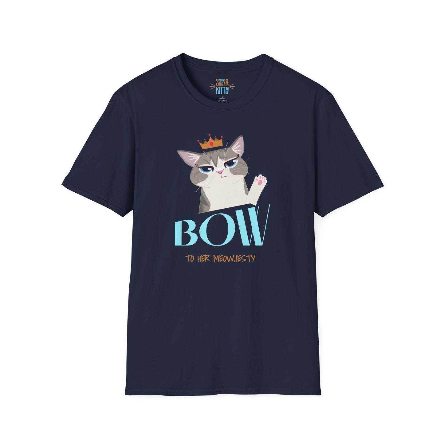 Bow To Her Meowjesty - Unisex T-Shirt