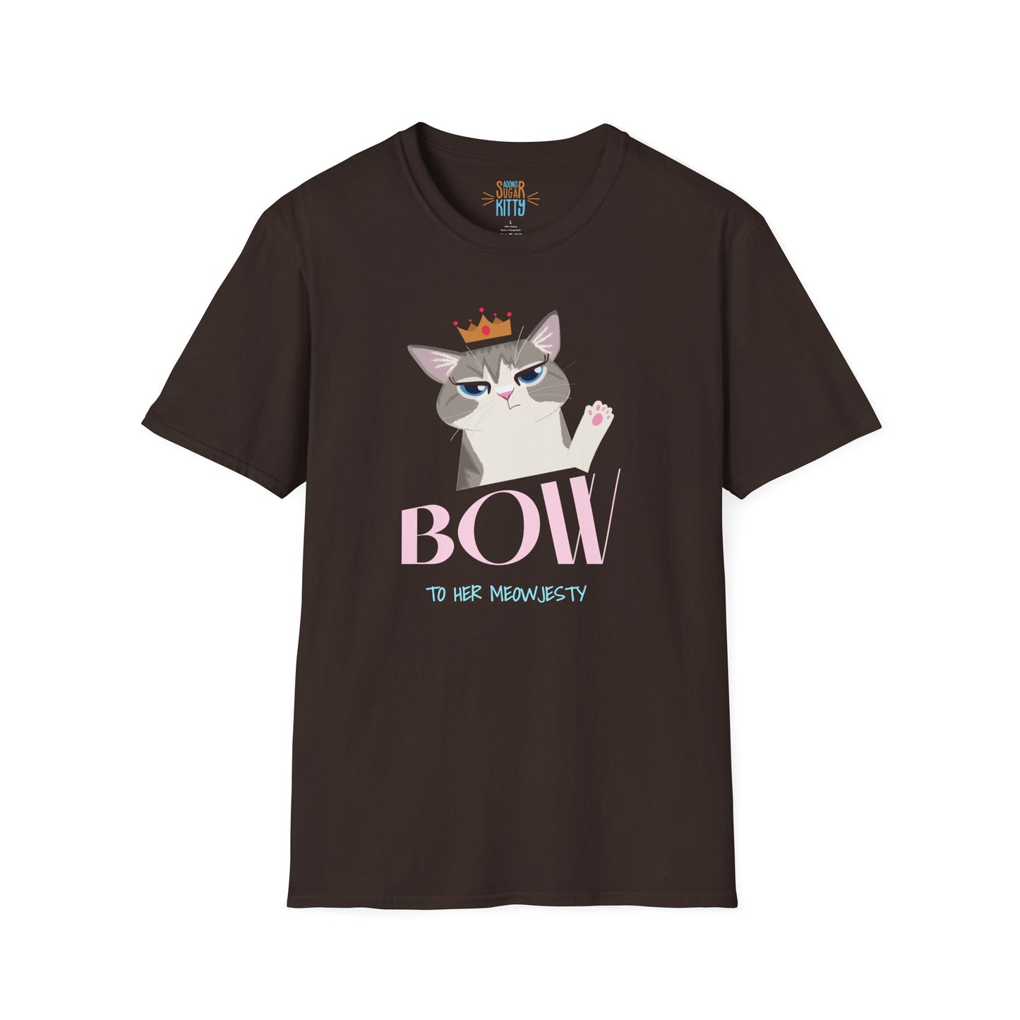 Bow To Her Meowjesty - Unisex T-Shirt
