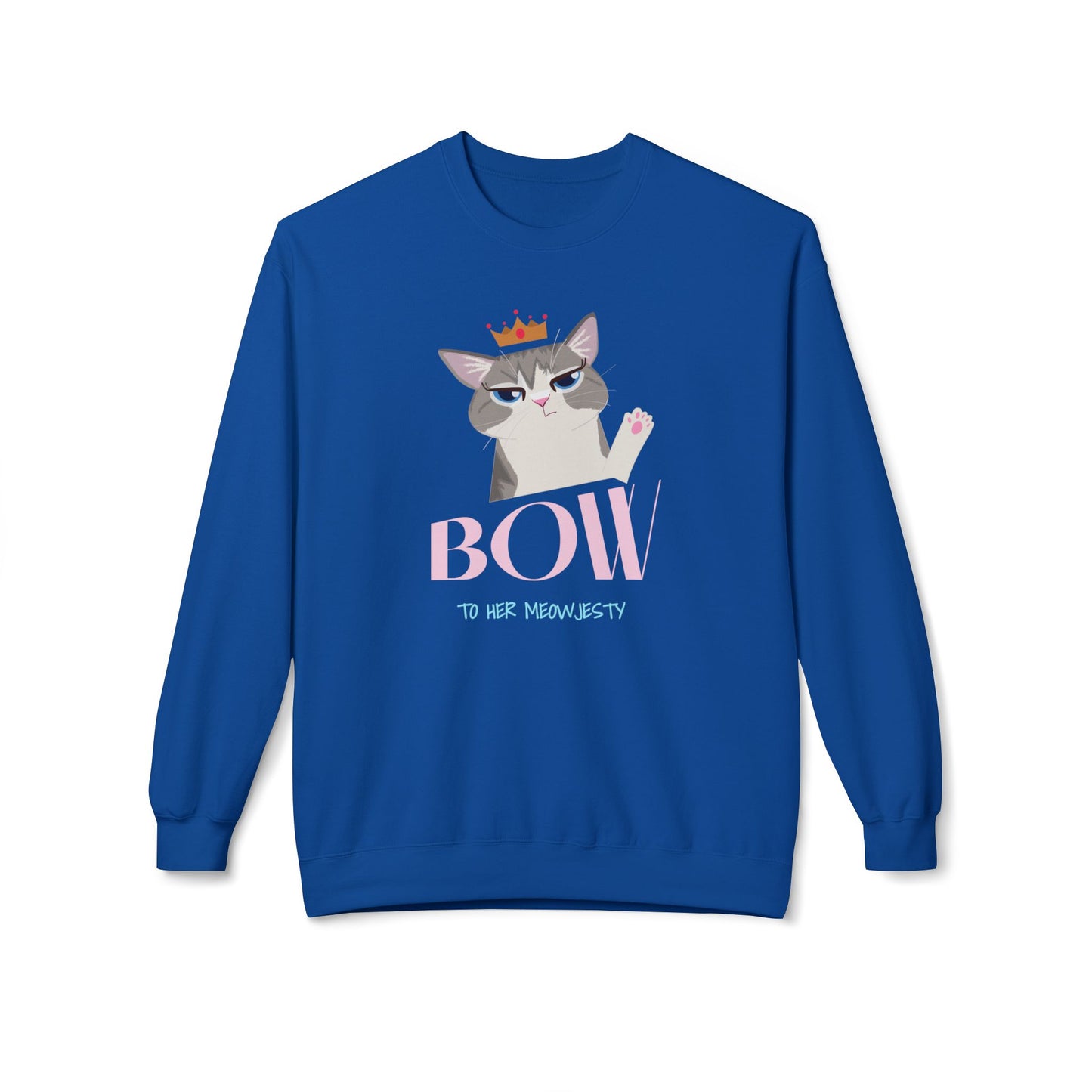 Bow To Her Meowjesty - Unisex Sweatshirt