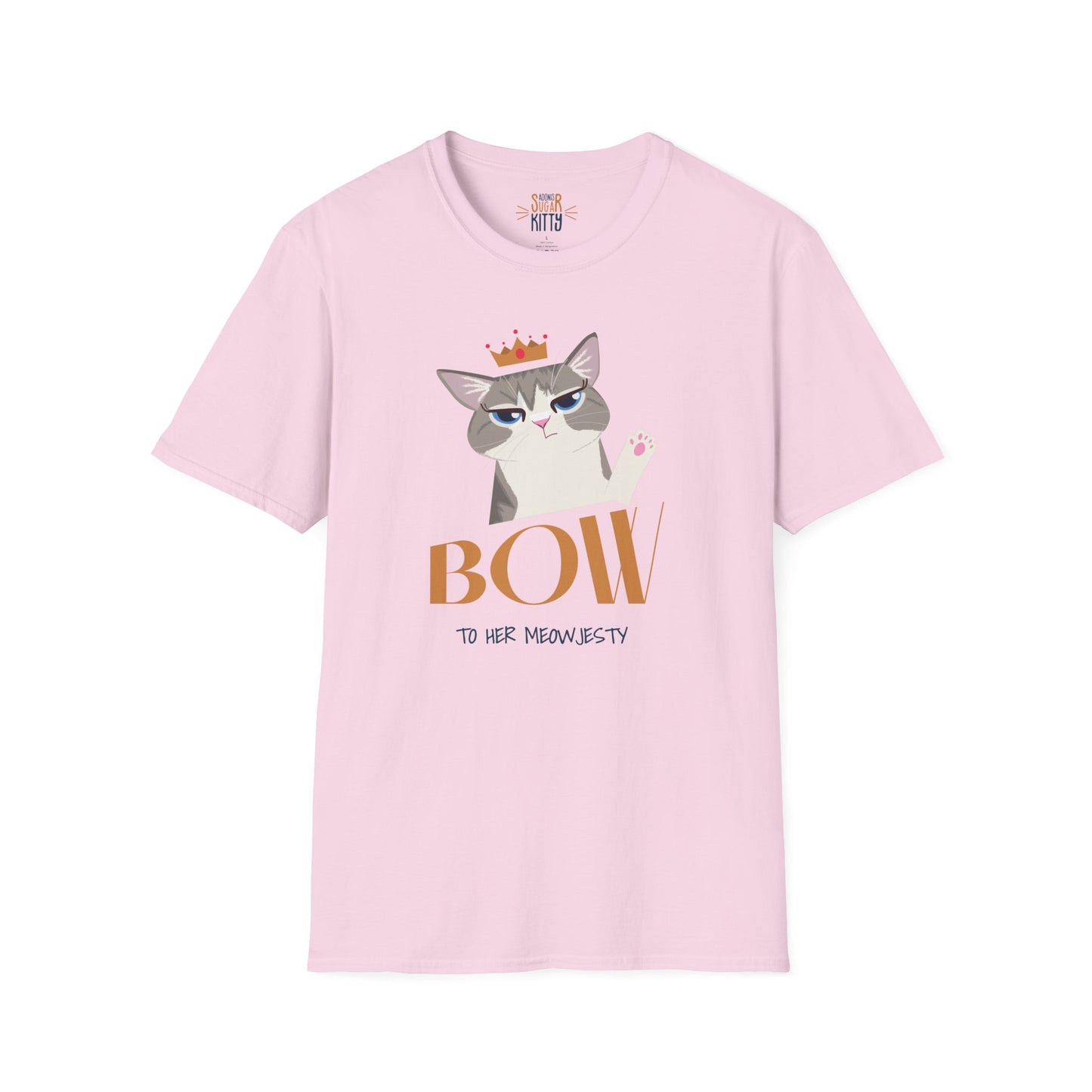 Bow To Her Meowjesty - Unisex T-Shirt