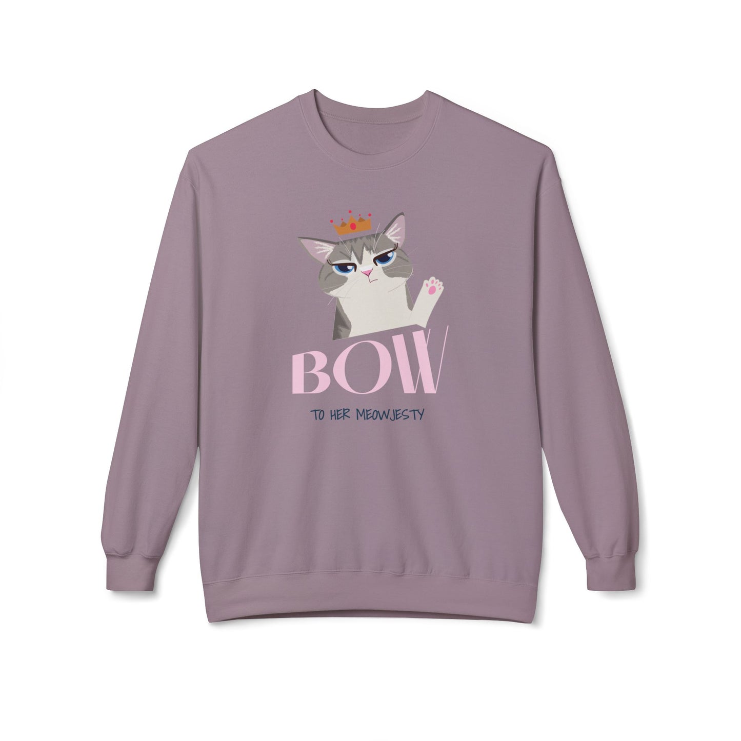 Bow To Her Meowjesty - Unisex Sweatshirt