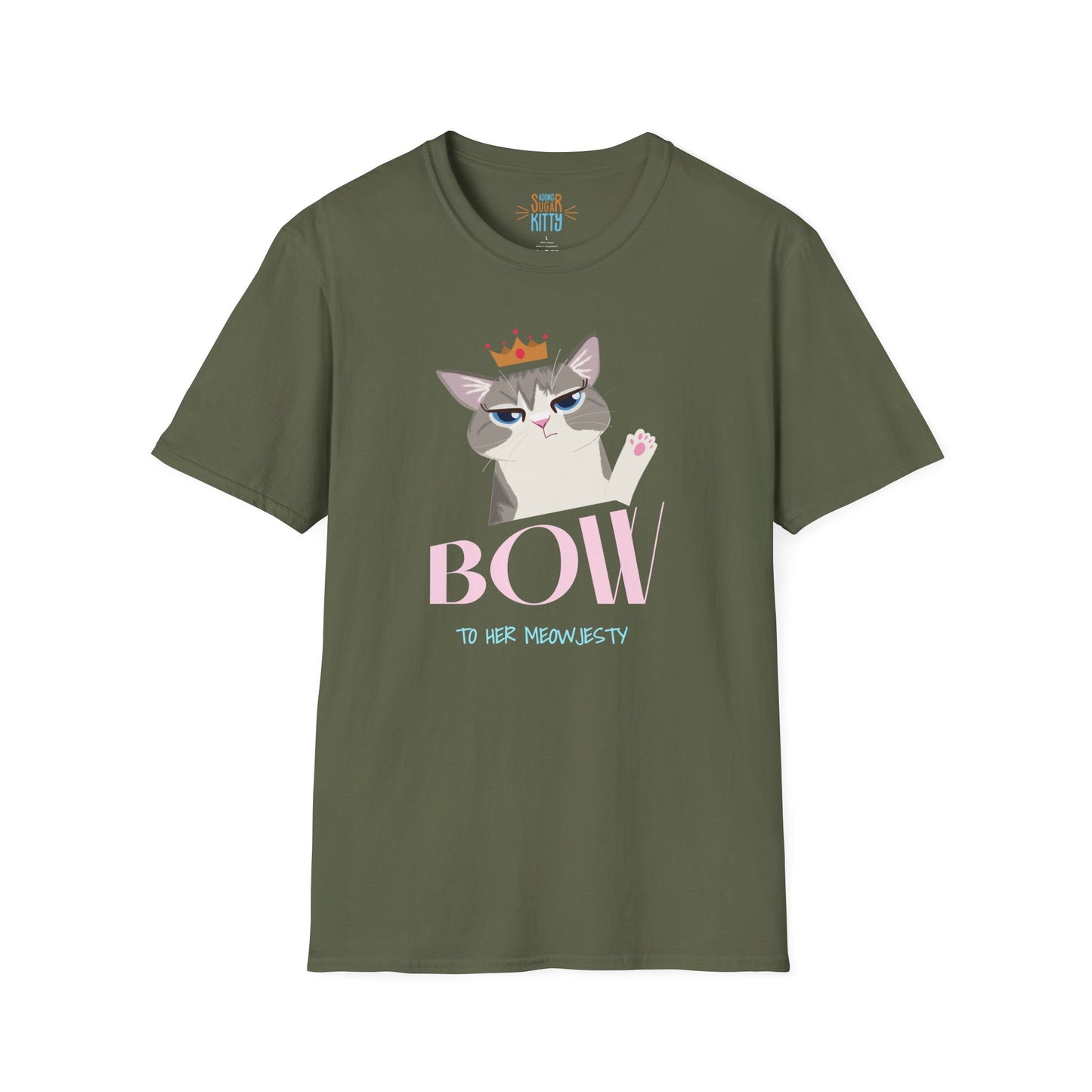 Bow To Her Meowjesty - Unisex T-Shirt