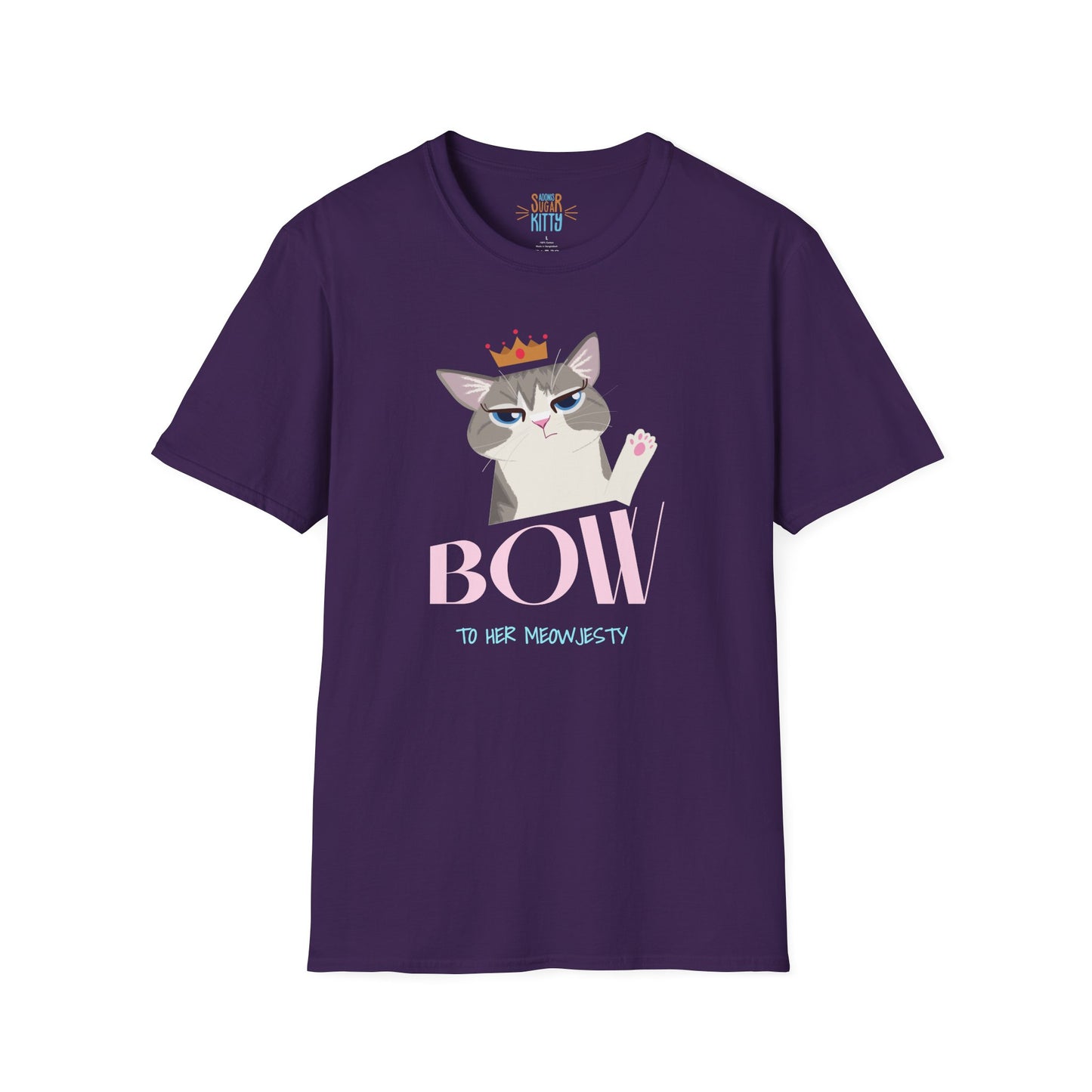 Bow To Her Meowjesty - Unisex T-Shirt