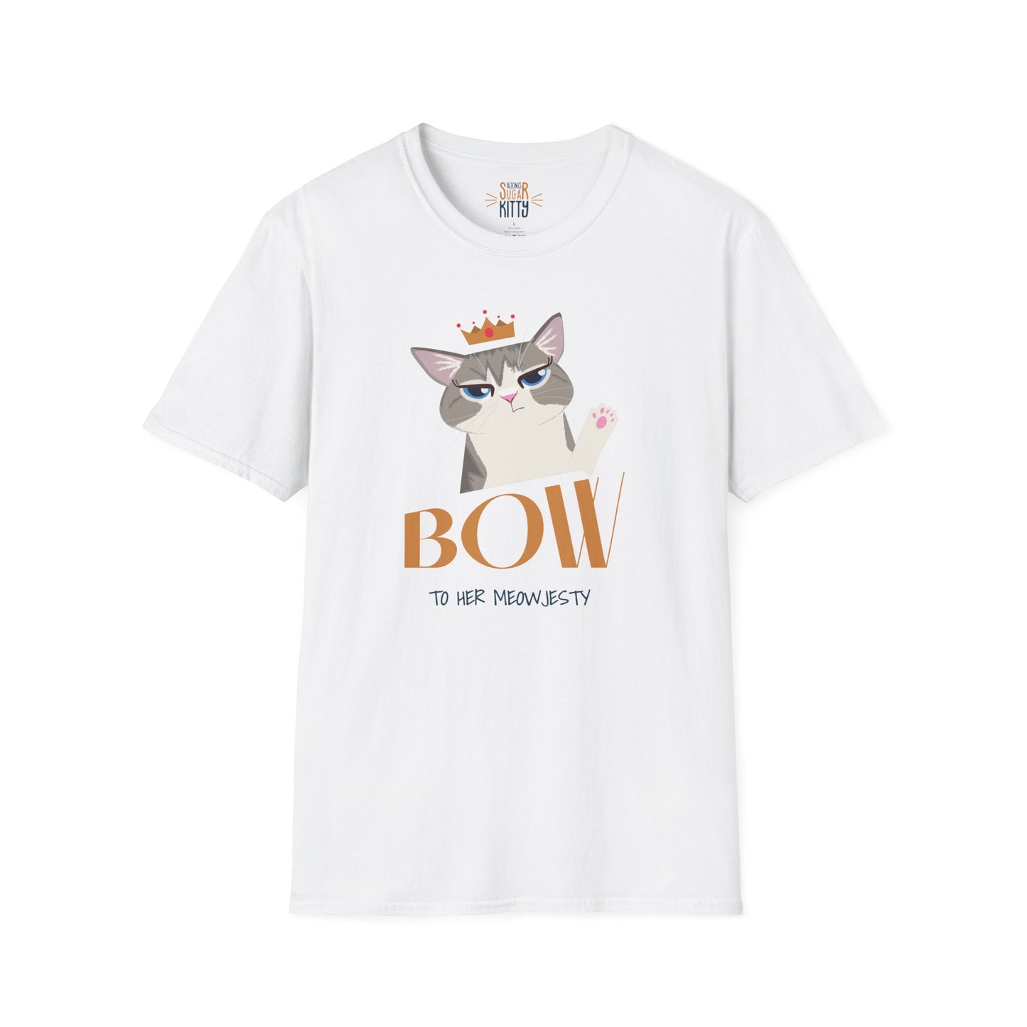 Bow To Her Meowjesty - Unisex T-Shirt
